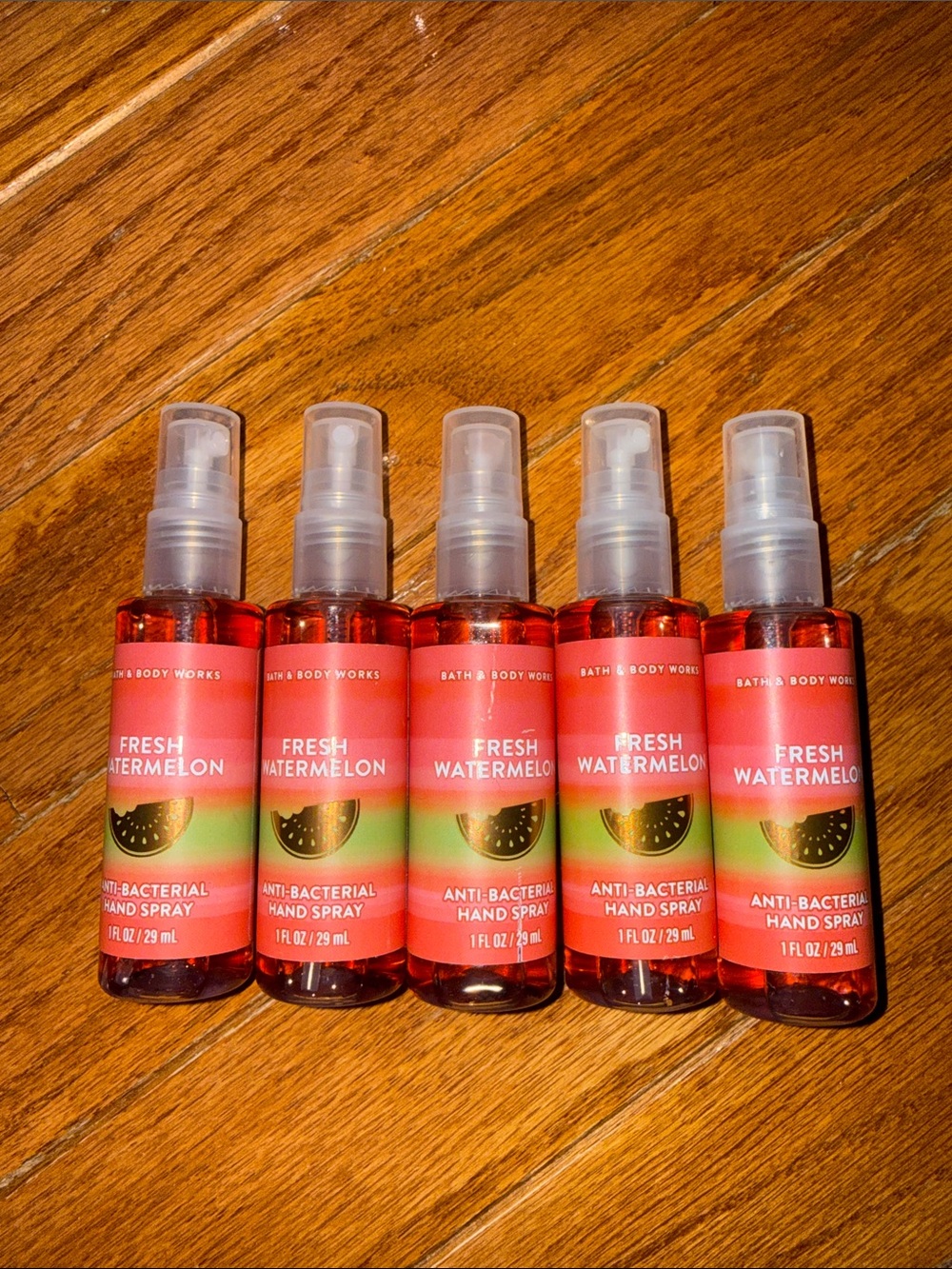BBW 5pc Fresh Watermelon Antibacterial hand spray